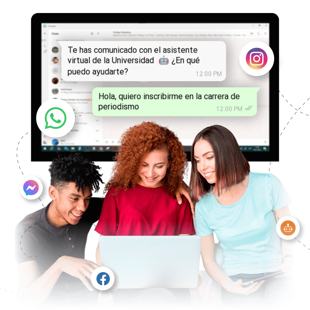 Facilitamos la comunicación entre las instituciones educativas y los estudiantes
