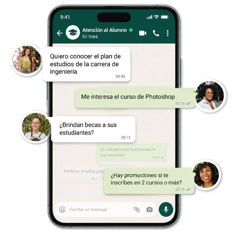 Brinda atención personalizada para garantizar la inscripción
