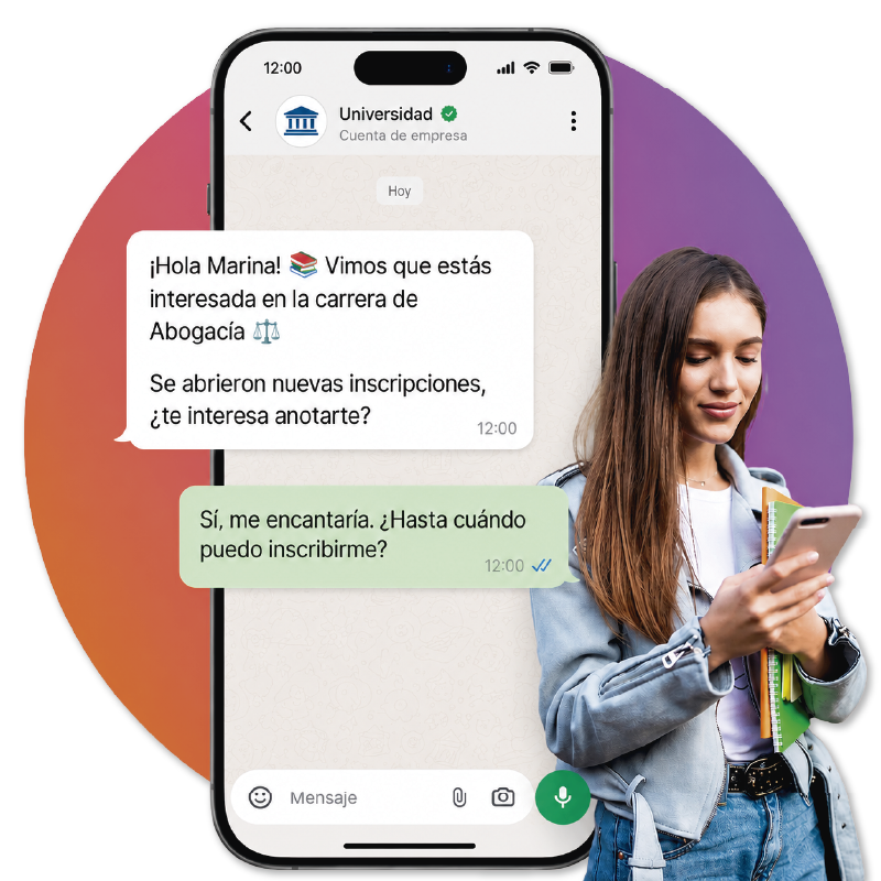 Facilita la inscripción a nuevos cursos y carreras de grado