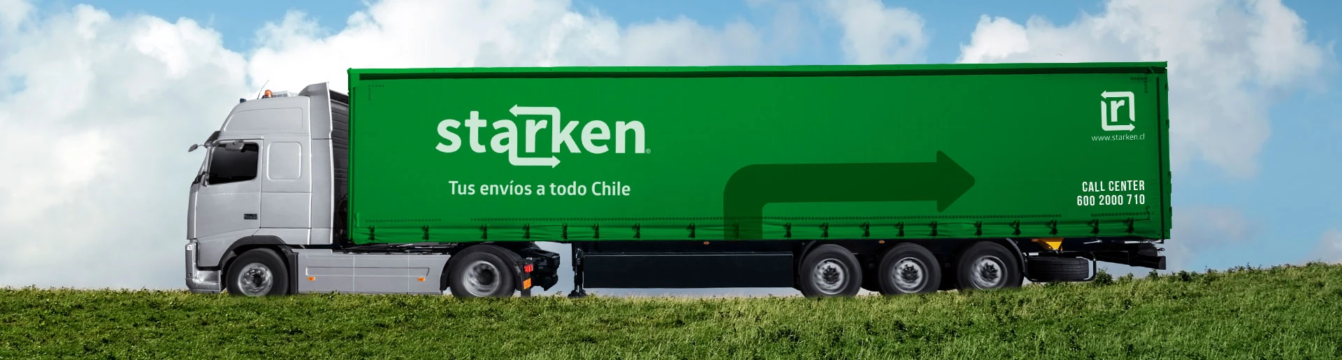 Camión de Starken recorriendo Chile